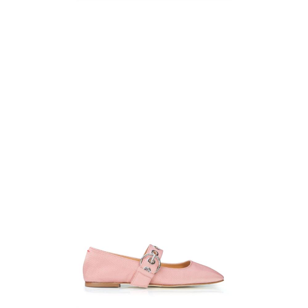NEW AEYDE women's uma eyelet mary jane flats in coral